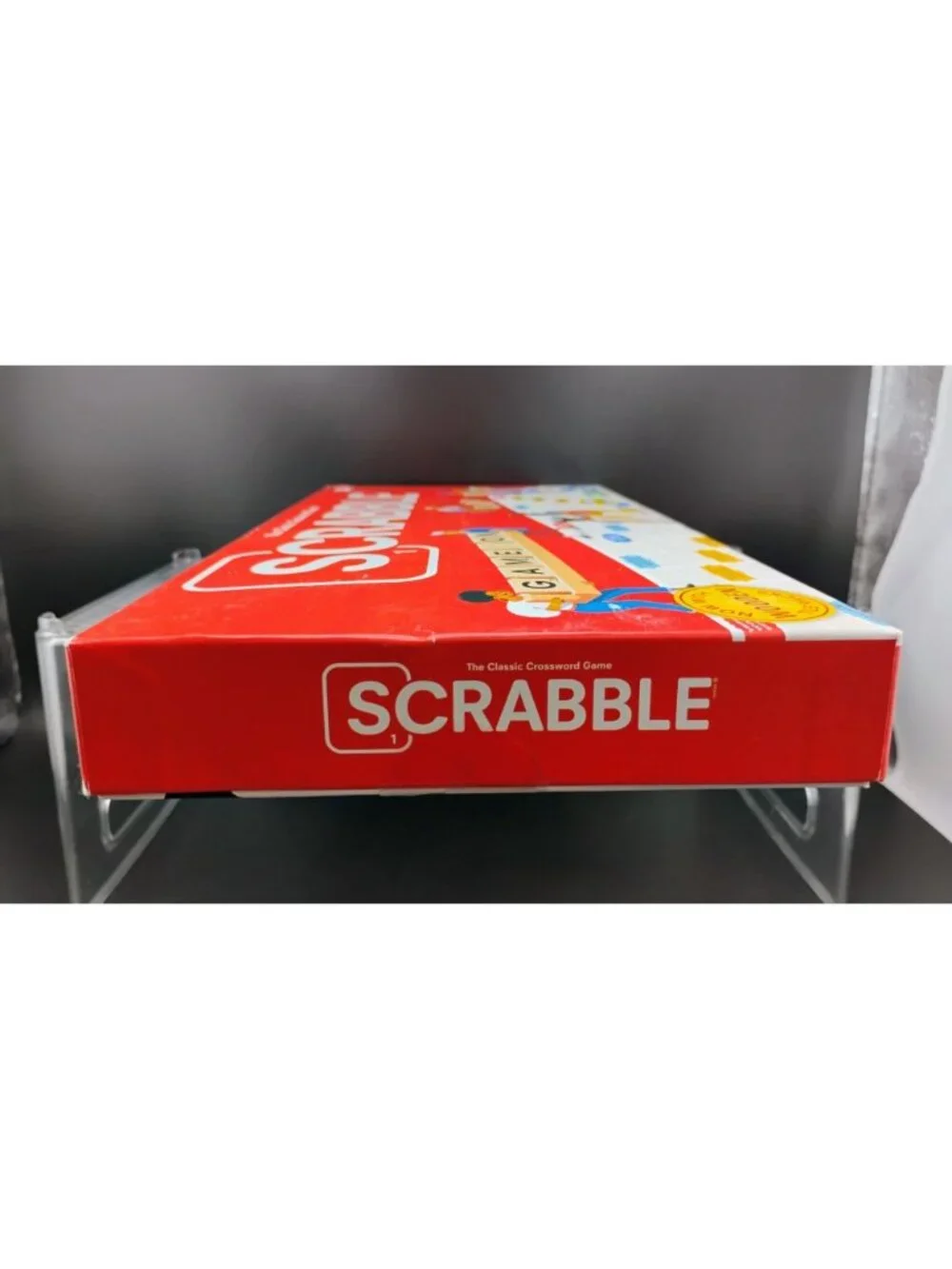Scrabble Classic Crossword Game With Wooden Tile Racks & Board